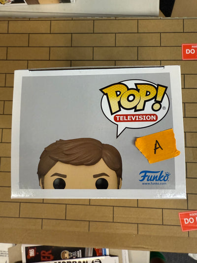 Dexter signed Funko pop Michael C. Hall (white-A)