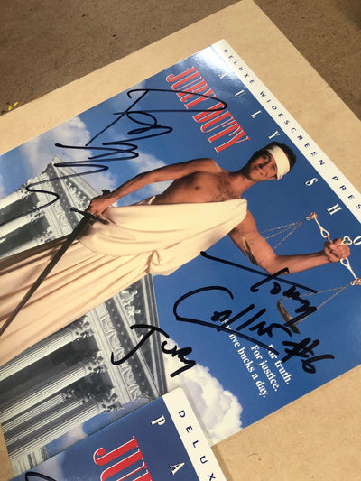 Pauly Shore Jury Duty signed laserdisc sleeve (no disc) WINTER DEAL 2024