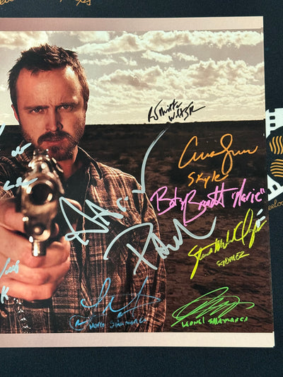 Breaking Bad 12x16 (B9)cast of 13: Dean, Aaron(w/long quote), Gunn, RJ, Odenkirk, Banks, Cruz, Matt, Charles, Betsy, Luis & Daniel Moncada, Steven Q.