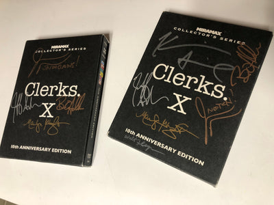 CLERKS X DVD Set Cast signed by 20
