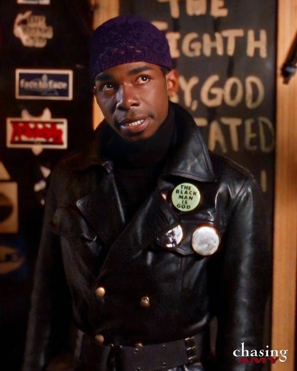 Chasing Amy 'Hooper' 8x10 (h) signed by King Mustafa Obafemi
