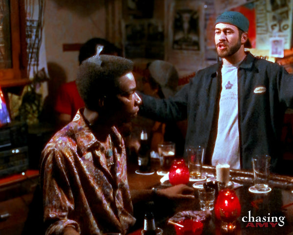 Chasing Amy 'Hooper' 8x10 (l) signed by King Mustafa Obafemi