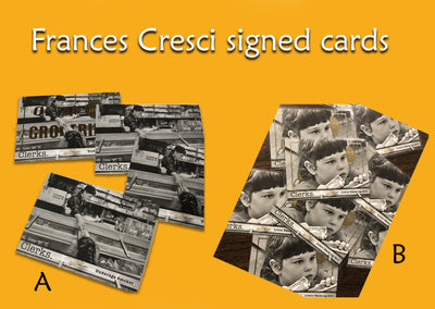 Clerks Customers - Frances Cresi signed CLERKS Cards