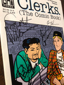 CLERKS Comic book signed by 25 (RARE NAMES)