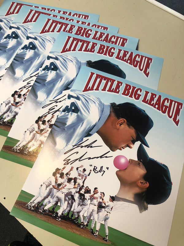 Little Big League signed 11x14 Luke Edwards