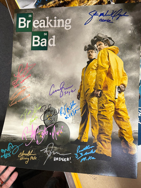 Breaking Bad 16X20 (A5) cast signed by 12