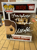 Dexter signed Funko pop Michael C. Hall with quote “tonight’s the night” (a)