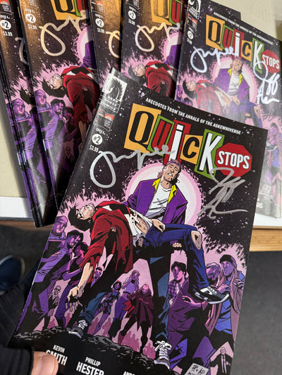 Quick Stops comic (B) dual signed Jason Lee & Jeff Anderson
