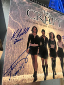 ‘The Craft’ cast signed laserdisc sleeve (no disc)