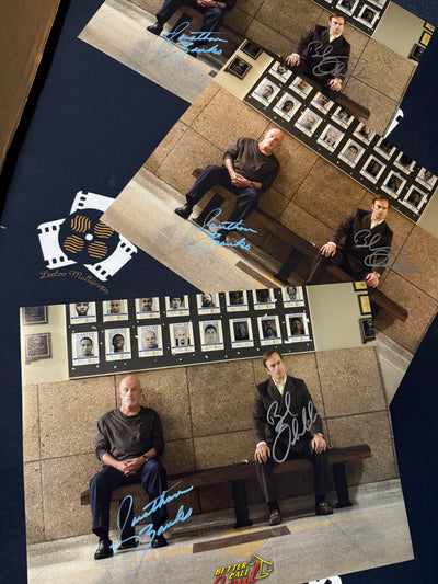 Better Call Saul-dual signed 11x14 Banks & Odenkirk (f)