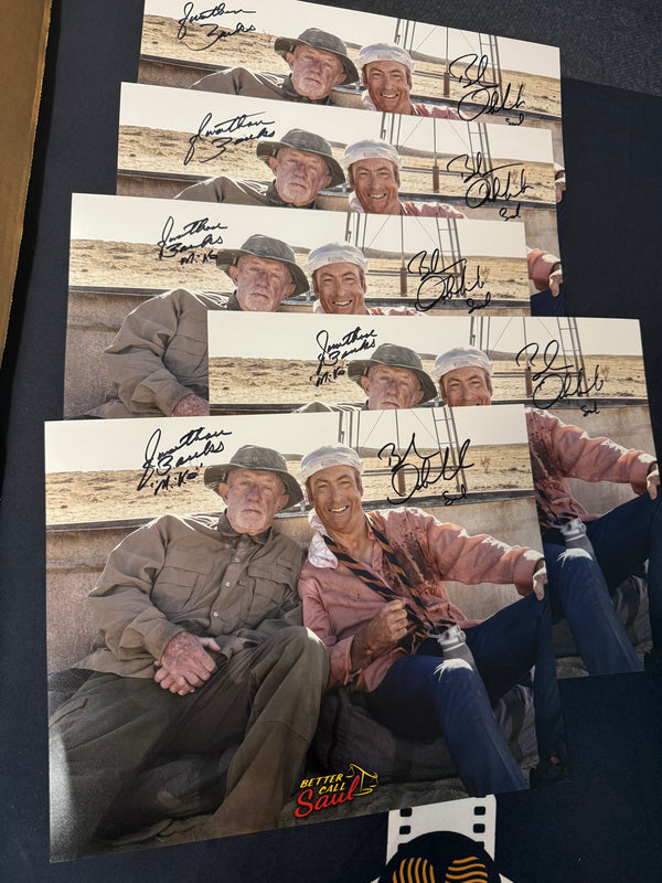 Better Call Saul-dual signed 11x14 Banks & Odenkirk (c)