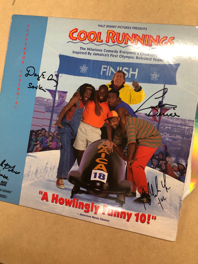 Cool Runnings laserdisc cast signed WINTER DEAL 2024