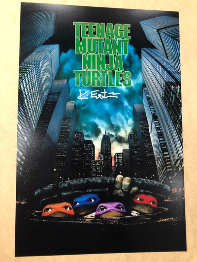 Ninja Turtles (b) signed 12x18 Kevin Eastman WINTER DEAL 2024