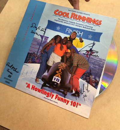 Cool Runnings laserdisc cast signed WINTER DEAL 2024