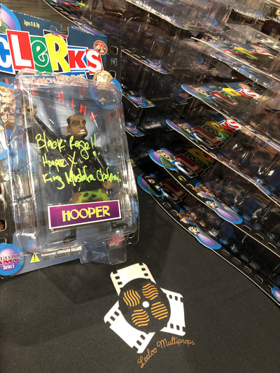 Chasing Amy ‘Hooper’ figure signed w/ “Black Rage!” Inscription (green)