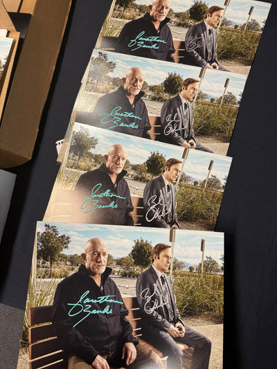Better Call Saul-dual signed 11x14 Banks & Odenkirk (g)