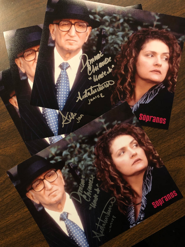 Sopranos “Uncle Jr & Janice” 8x10 Dom Chianese & Aida Turturro