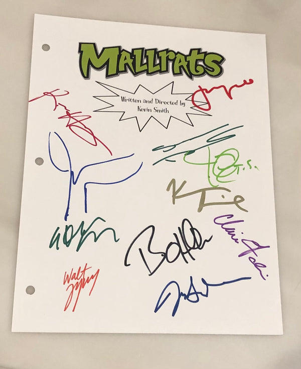 Mallrats script cover cast of 13