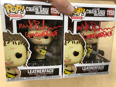 Learherface funko pop signed Mark Burnham WINTER DEAL 2024