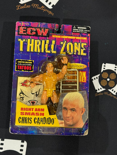 ECW Chris Candido original wrestling figure Carded never opened thrill zone