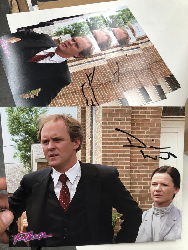 Footloose Dual 8x10 (B) signed by John Lithgow & Dianne Wiest