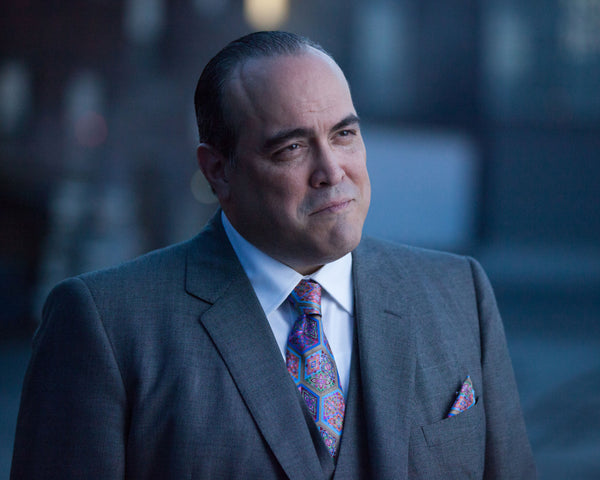 Gotham 'Sal Maroni 8x10 (a) signed by David Zayas (pre order Sept 25')