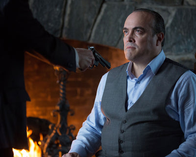 Gotham 'Sal Maroni 8x10 (b) signed by David Zayas (pre order Sept 25')