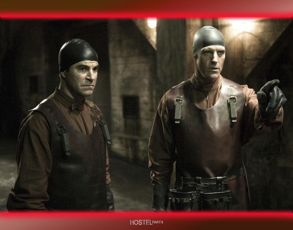 Hostel part 2 11x14 (B) dual signed by Richard Burgi & Roger Bart PRE ORDER (March 25')