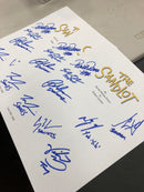 The Sandlot script cover signed by 8