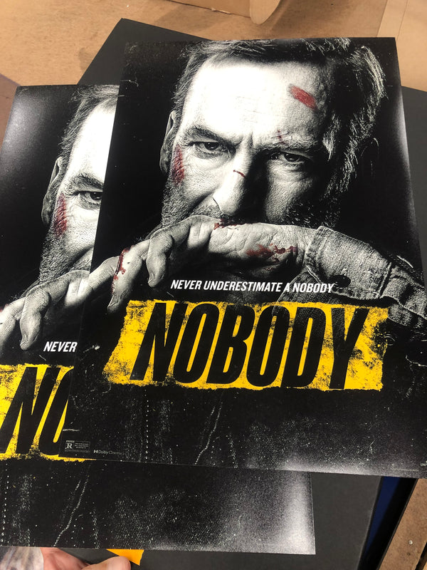 NOBODY 12x18 (A) dual signed mini poster