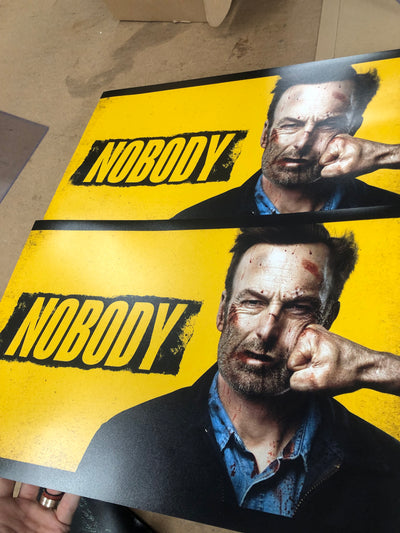 NOBODY 12x18 (C) dual signed mini poster