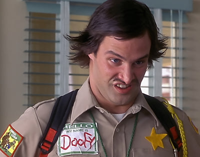 Scary Movie 'Officer Doofy 11x14 (e) signed by Dave Sheridan (pre order Aug 25')