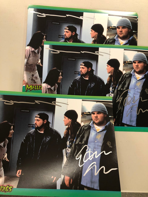 Mallrats 11x14 signed by 4: Kevin Smith, Jay Mewes, Ethan Suplee & Shannon Doherty (silver marker) PRE ORDER CHRONIC-CON 2024 (already signed by Doherty & Suplee)