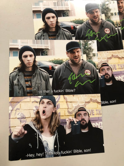 Clerks 2 11x14 (holy bible) signed by 3: Kevin Smith, Jay Mewes & Ethan Suplee PRE ORDER CHRONIC-CON 2024 (already signed by Ethan)