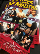 Mallrats 12x18 (c) signed by 12: Shannen Doherty, Jason Lee, Claire Forlani, Jeremy London, Joey Lauren Adams, Renne Humphrey, Bryan Johnson, Walt Flanagan. Will also be signed by Kevin Smith, Jason Mewes & Brian O'Halloran CHRONIC CON 2024 PRE ORDER