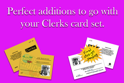 CLERKS Custom 'Rental' Signed Cards (White)