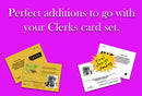 CLERKS Custom 'Rental' Signed Cards BUNDLE (8 White + 8 Yellow)