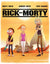 Rick and Morty 11x14 (A) triple signed by Harry Belden, Spencer Grammer & Ian Cardoni