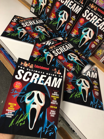 DAVID ARQUETTE, NEVE CAMPBELL, MATTHEW LILLARD, JAMIE KENNEDY - SCREAM “The Ultimate Guide” special edition Entertainment magazine