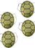 Teenage Mutant Ninja Turtles TMNT Plastic Shell Back Signed by Kevin Eastman