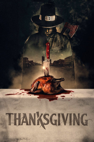 THANKSGIVING (2023) 12x18 (a) cast signed by 4 PRE-ORDER