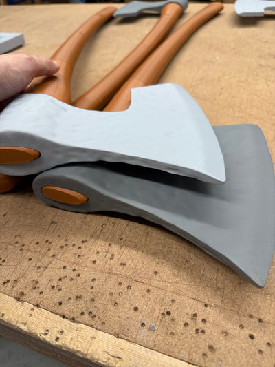 THANKSGIVING (2023) 'Axe Prop' cast signed by 4 PRE-ORDER