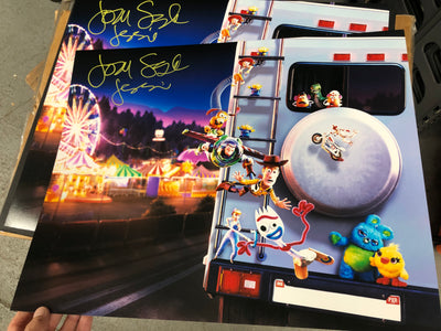 Toy Story 4 16x20 dual signed by Joan Cusack & Laurie Metcalf