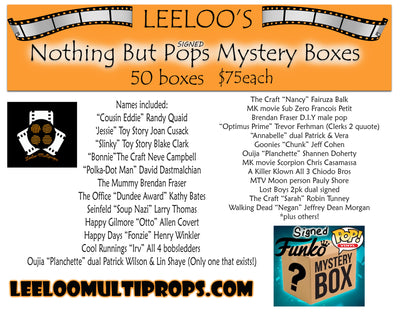 Leeloo's Nothing But  Signed Pops Mystery Box