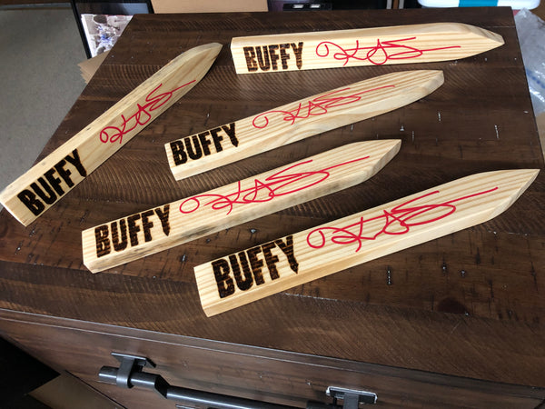 KRISTY SWANSON - Signed Buffy Custom Vampire Stake