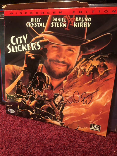 DANIEL STERN - Signed City Slickers Laserdisc Sleeve Cover