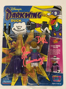 JIM CUMMINGS - Darkwing Duck Figure Signed
