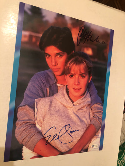 RALPH MACCHIO & ELISABETH SHUE - Karate Kid Dual "Glamour Shot" 12x16