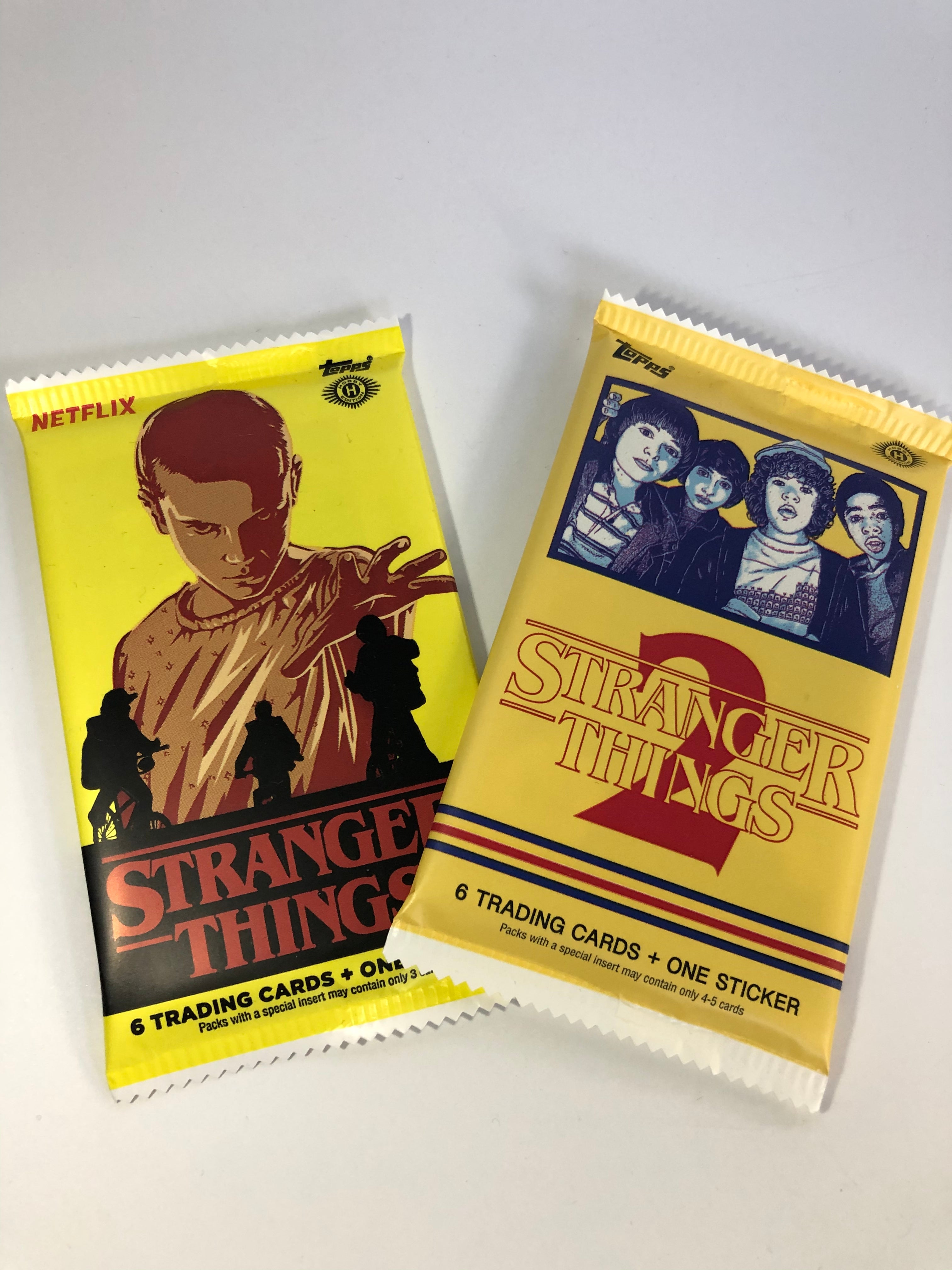 STRANGER THINGS - Trading Cards Seasons 1 & 2 Sealed Pack Lot – Leeloo ...