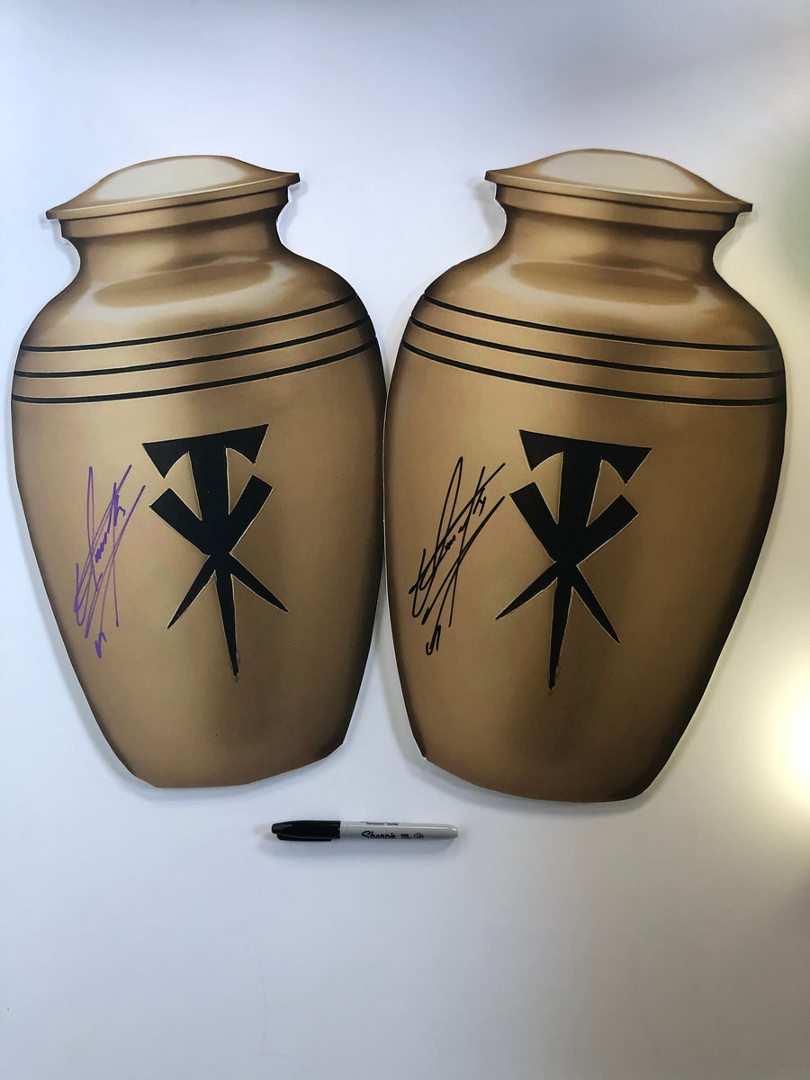 THE UNDERTAKER - Signed Thick M3 Foam Board Urn – Leeloo Multiprops, LLC